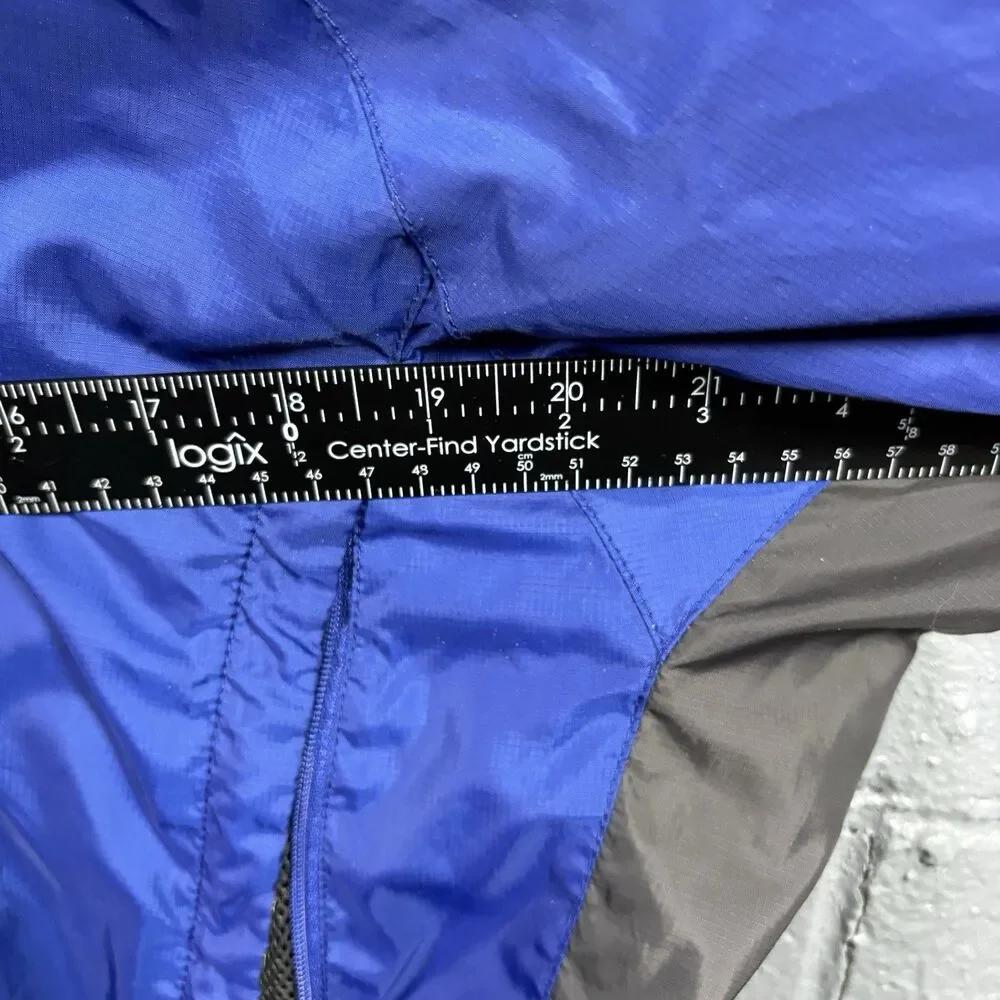 The North Face Lightweight Jacket Mens XL Blue Windbreaker Hiking Shell